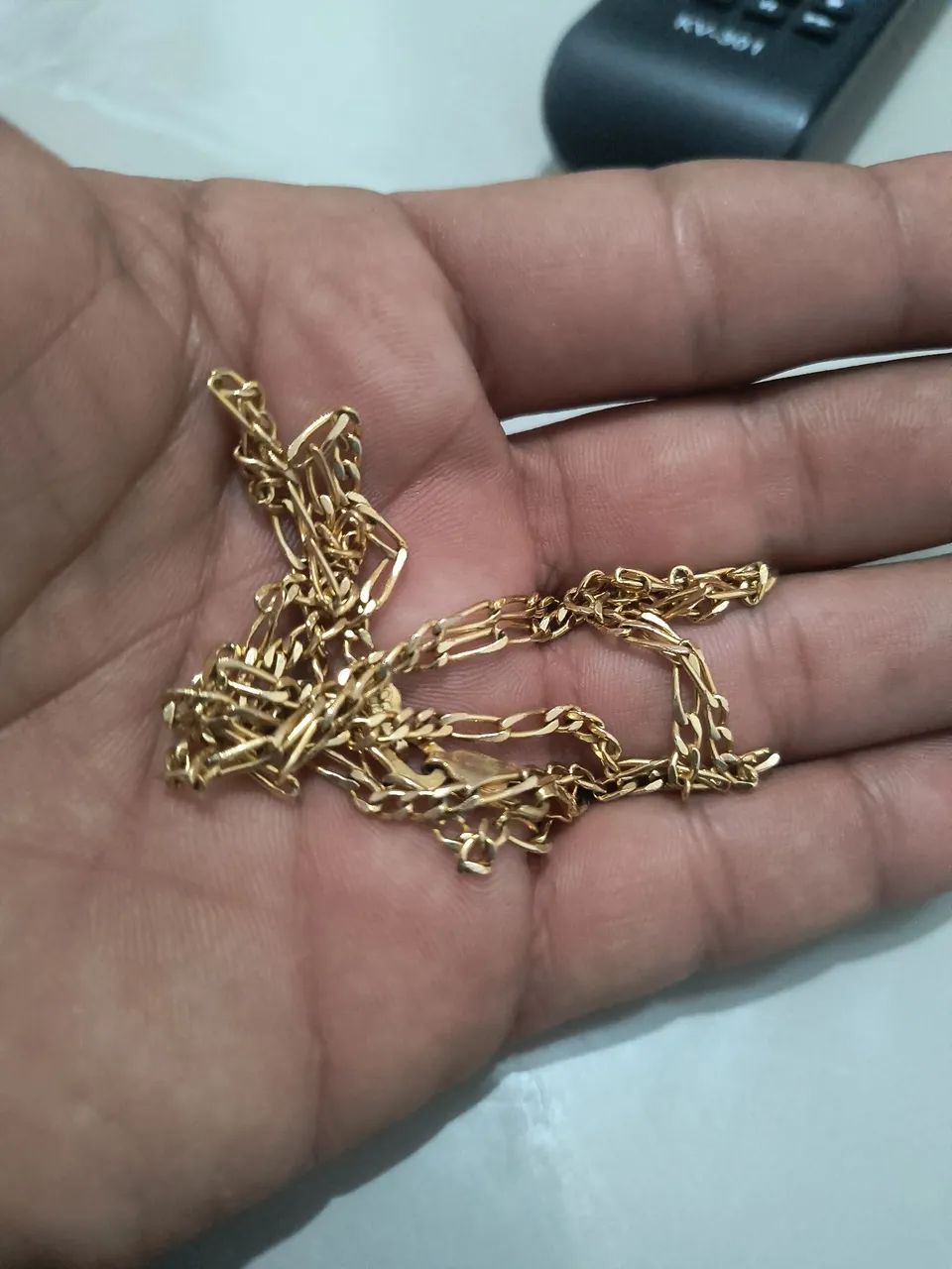 Corrente Rommanel banhado ouro 18k