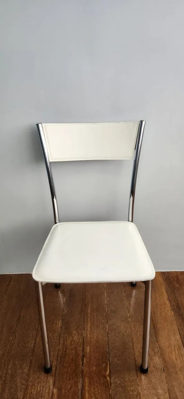 Cadeira inox/couro  - Foto 2