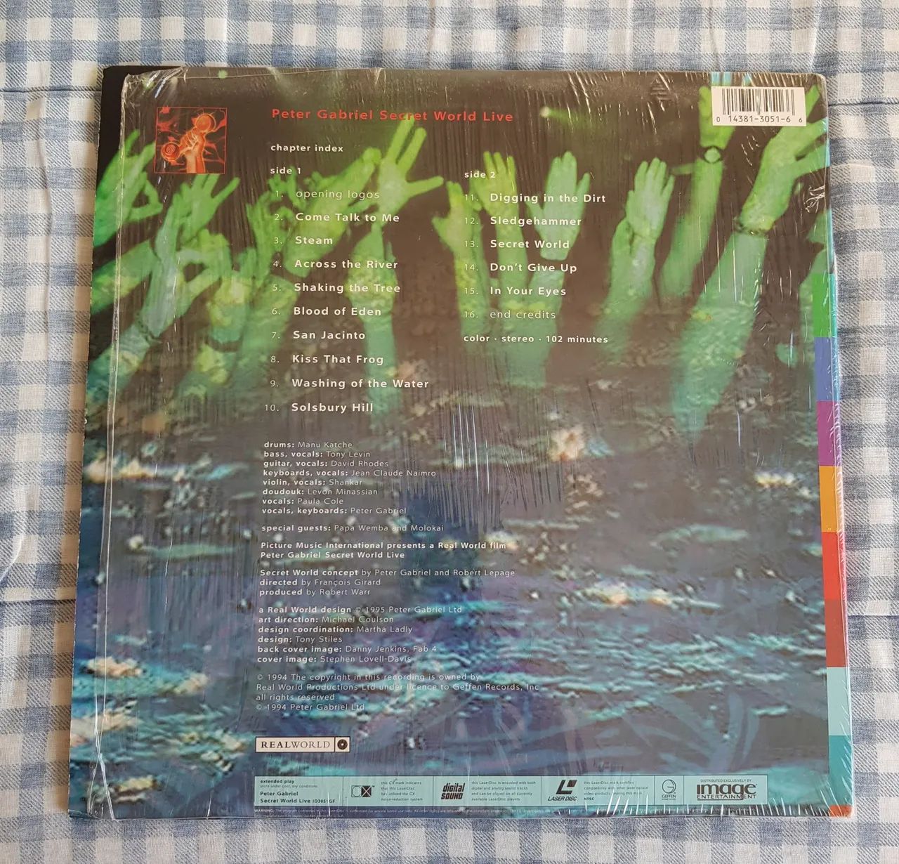 LD Laser Disc - Peter Gabriel - Secret World Live 1994 - Foto 2
