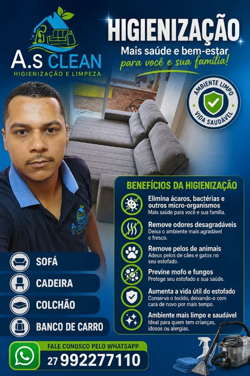 Limpeza e Higienização de estofados  - Foto 4