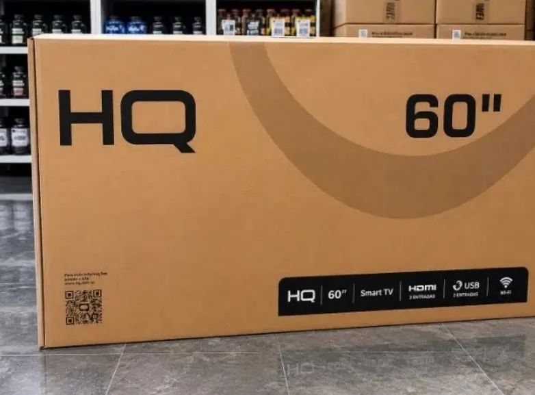 Smart tv 60 polegadas 4K nova na caixa 