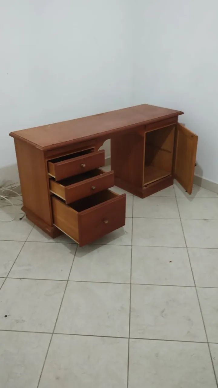 Escrivaninha Madeira Maciça - Foto 2