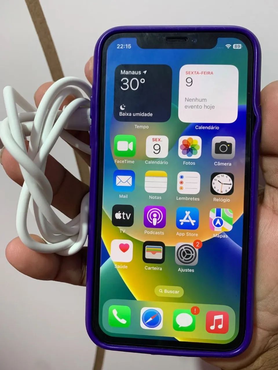 iPhone X 64Gb Preto Faço entrega