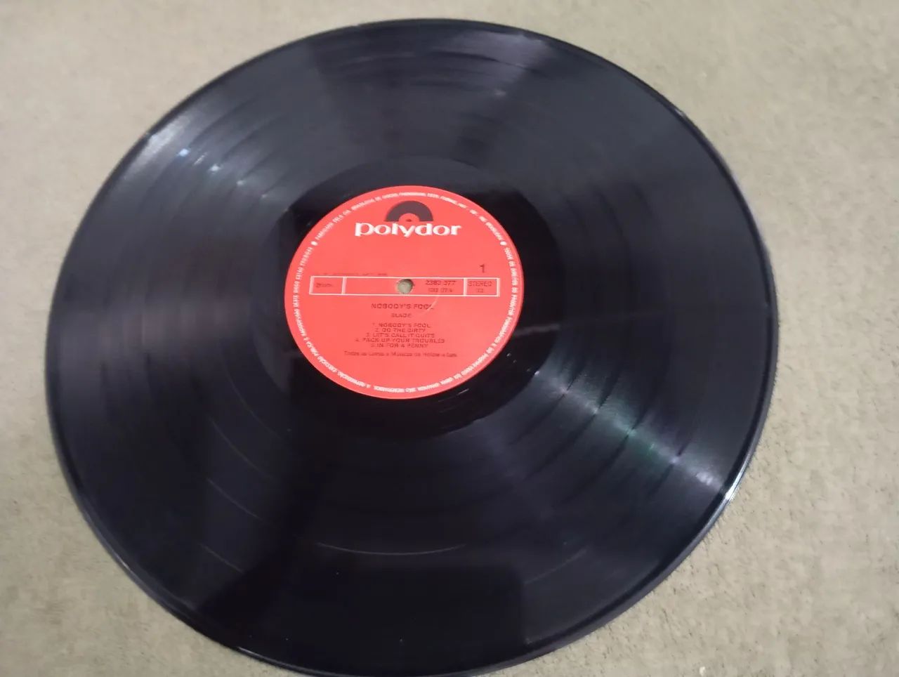 Lp Disco Vinil SLADE ótimo estado Sem Riscos  - Foto 3