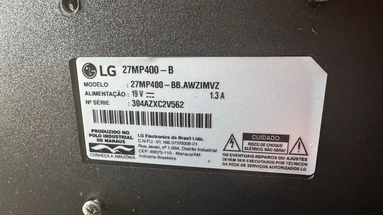 Monitor LG 27 tela ips FullHD - Foto 2