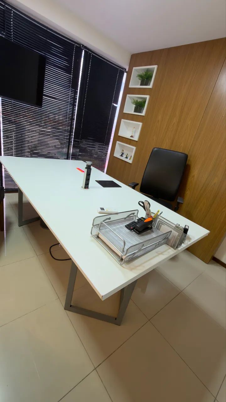 Mesa retangular 1,80 m por 1 m de profundidade  - Foto 2