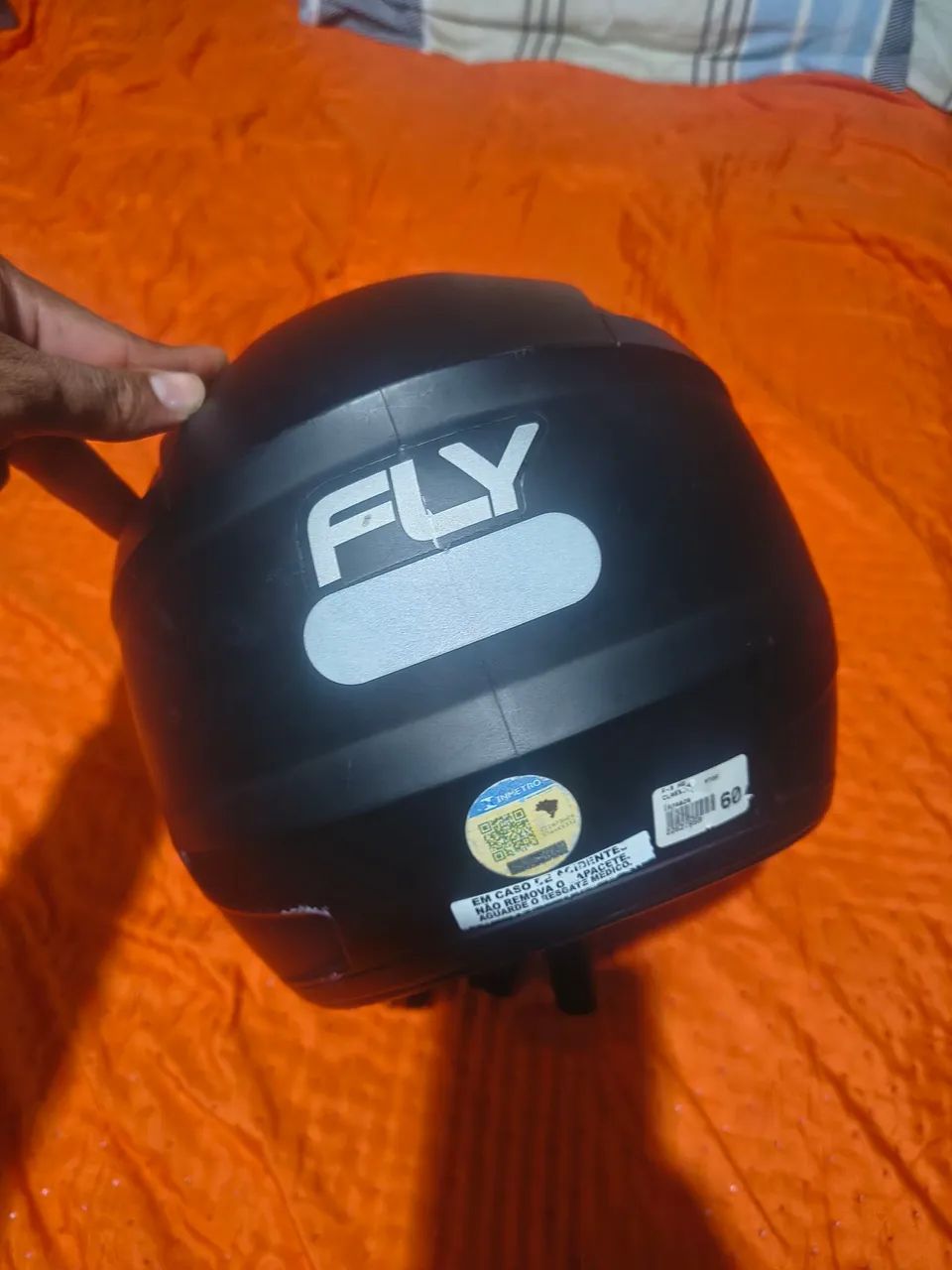 Capacete preto fly  - Foto 4
