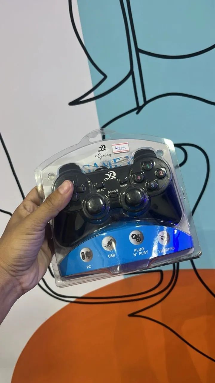 PC Game Pad Geday - Novo | Loja Fisica