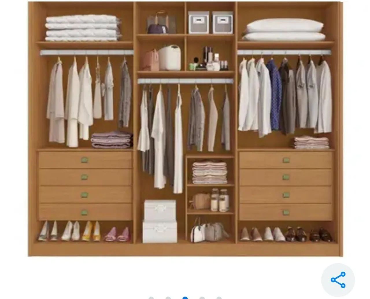 Guarda roupa suuuper novo - Foto 2