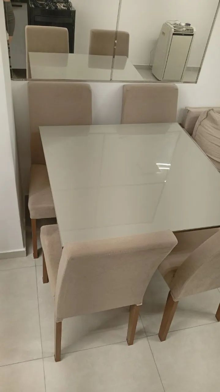 Mesa quadrada completa 90x90 - Foto 5