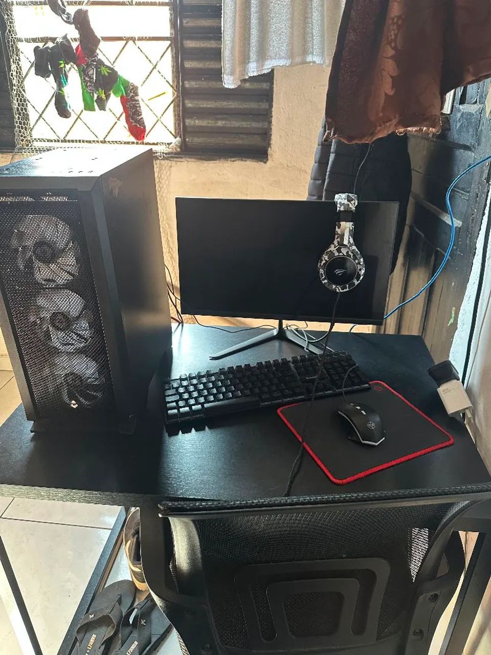PC games completo mesa e cadeira vai juntos tbem - Foto 4