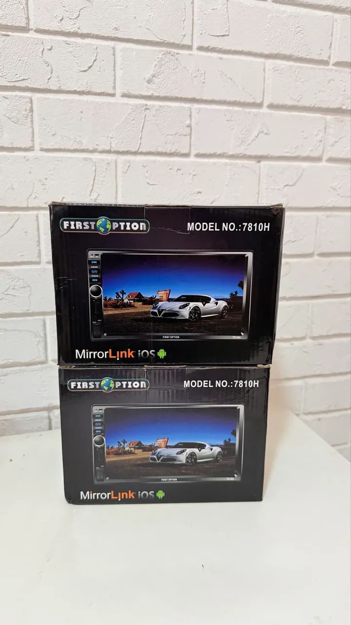 Central Multimídia Mp5 2 Din 7 Polegadas Espelhamento Usb Sd Bluetooth 7810h First