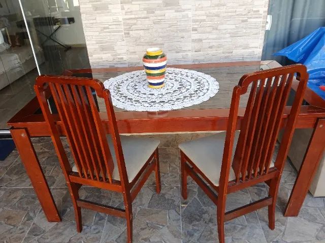 Mesa de jantar com 6 cadeiras  - Foto 2