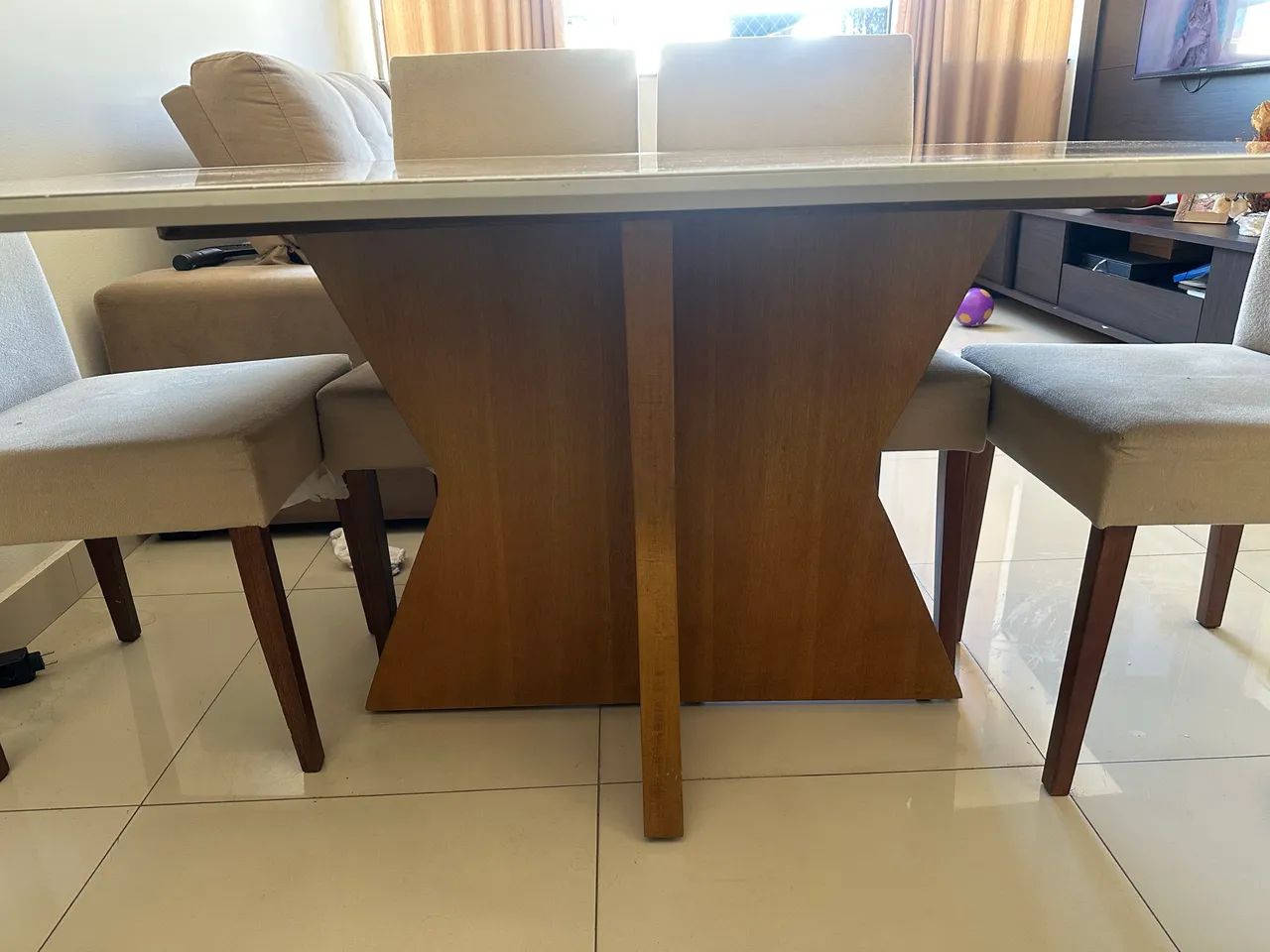 Mesa de jantar 6 lugares  - Foto 2