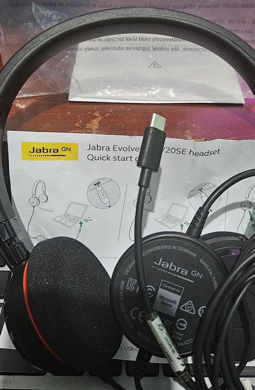 Jabra Evolve 20, Usb C, Stereo Ms 4999-823-189 - Foto 4