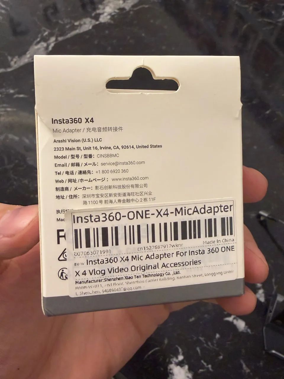 Adaptador de Microfone Insta360 X4 (Mic Adapter Original) - Foto 2