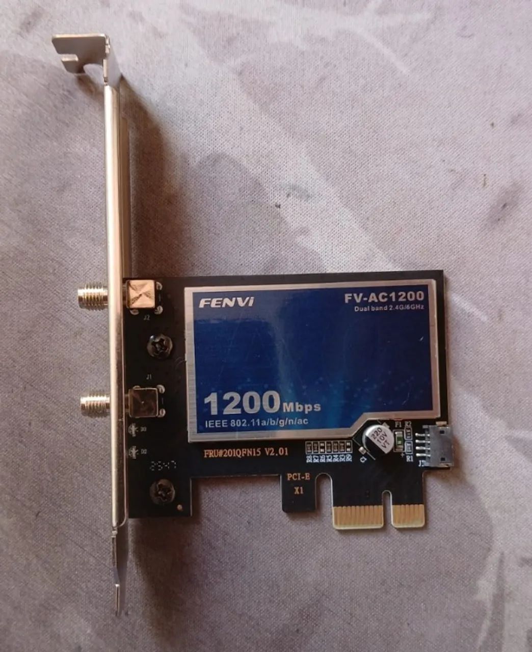 Placa de Rede WiFi Intel 1200 Mbps Dual Band Pci-Ex com Bluetooth - Foto 3