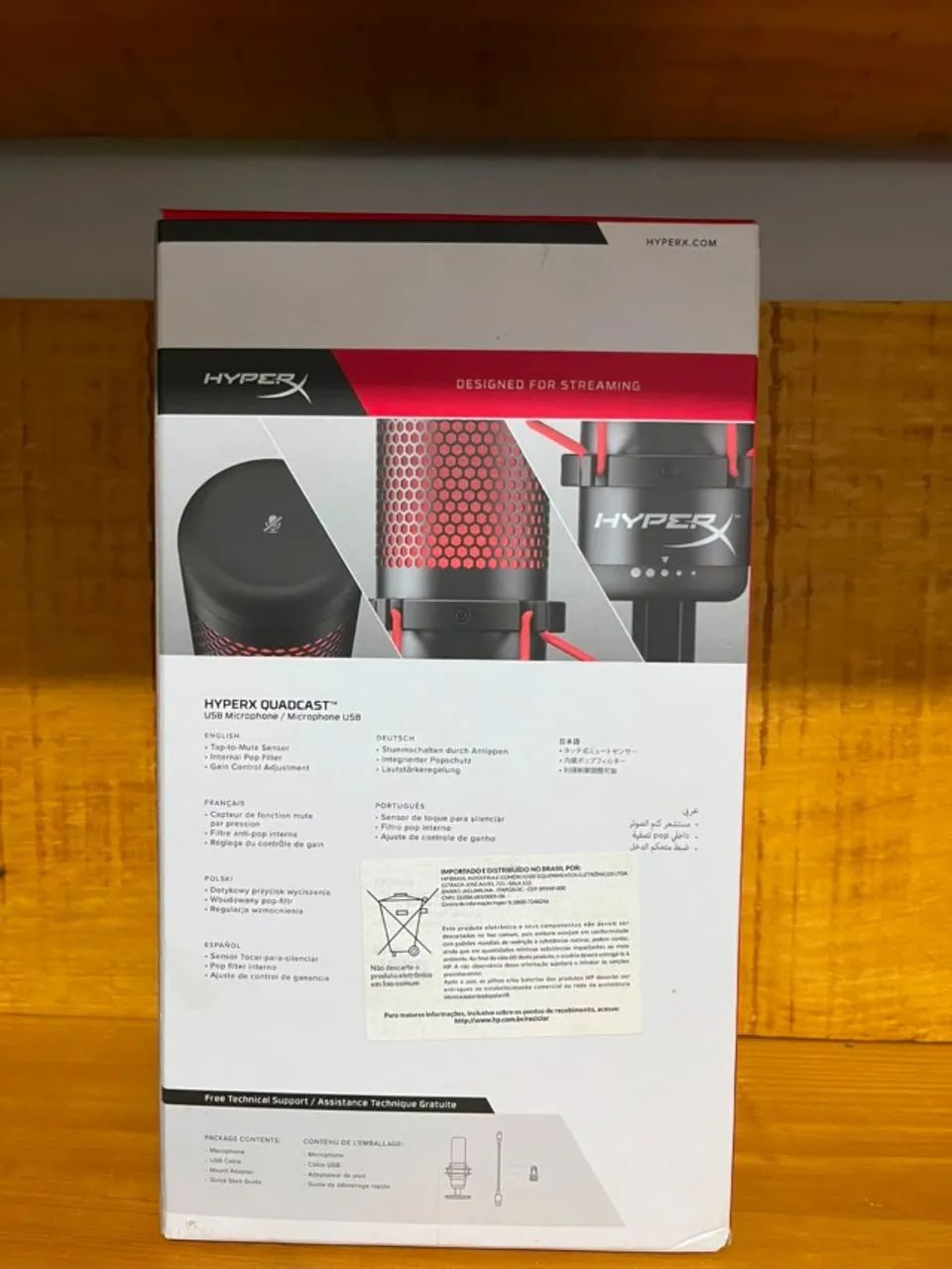 Microfone Hyper X Quadcast Streaming - Foto 2