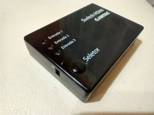 Hub Switch Hdmi Para TV - 3 Entradas 1 Saida - Full Hd Comtac - Conecte com Facilidade - Foto 6