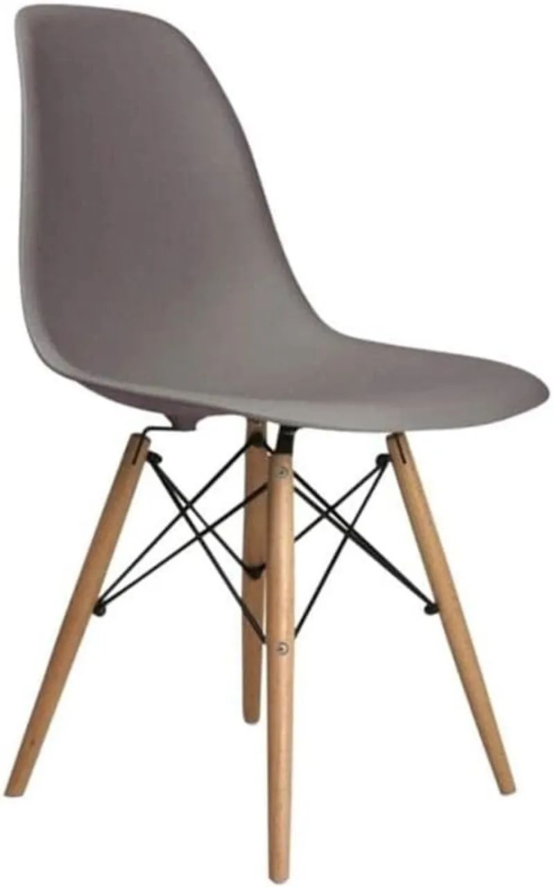 Cadeira Eiffel Eames Cinza Moob - Foto 3