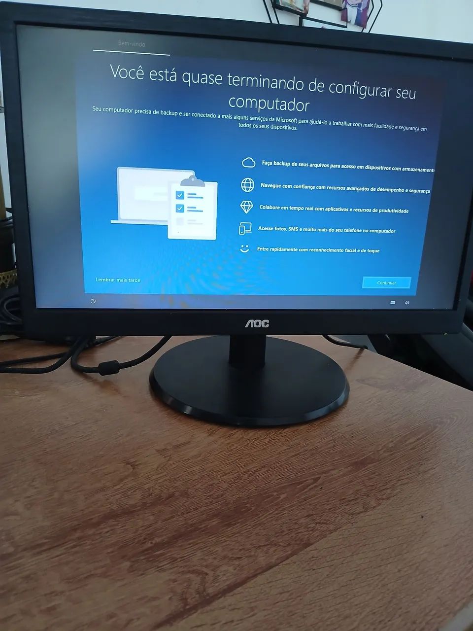 Vendo monitor AOC 19 polegadas! R$300,00 - Foto 3