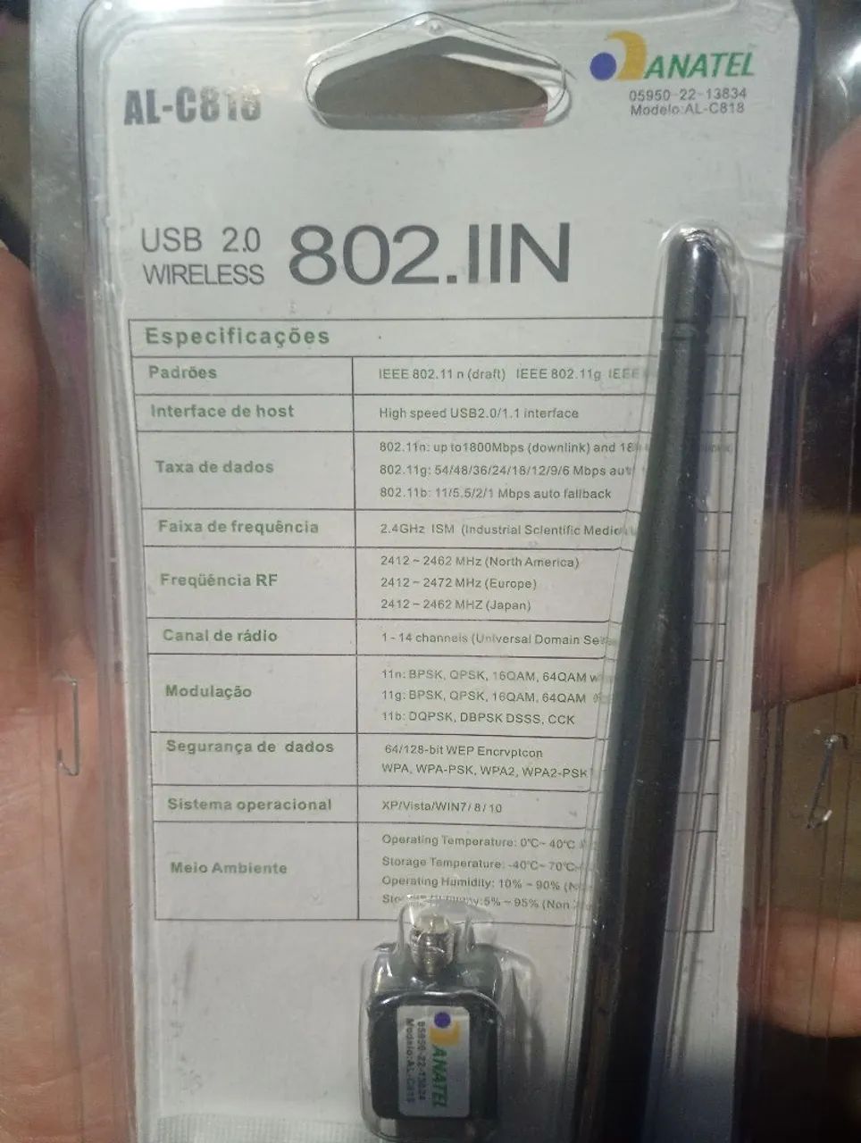 Adaptador WIFI USB