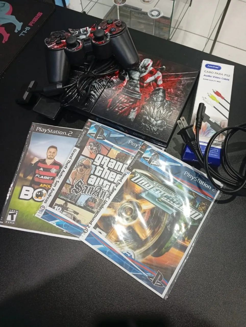 Playstation 2 Slim Leitor Funcionando 