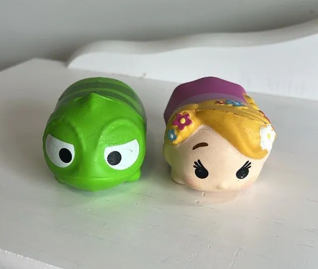 tsum tsum squishy rapunzel e pascal