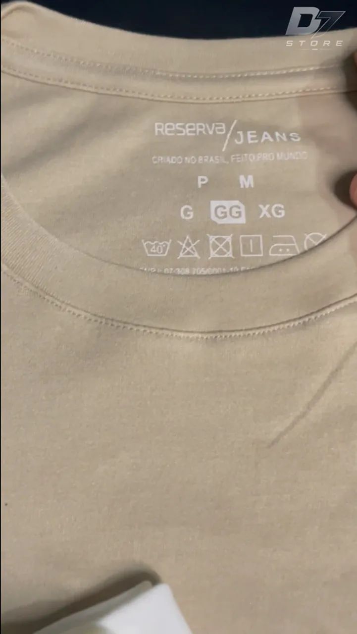 CAMISA RESERVA BRANCA/MARROM - Foto 2