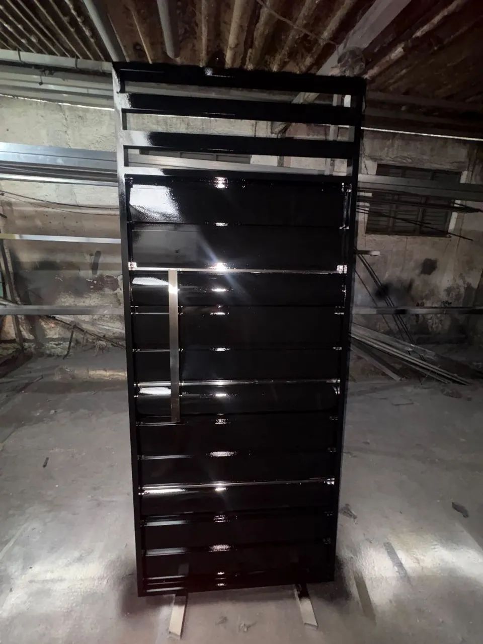 Portão em alumínio com inox  - Foto 2