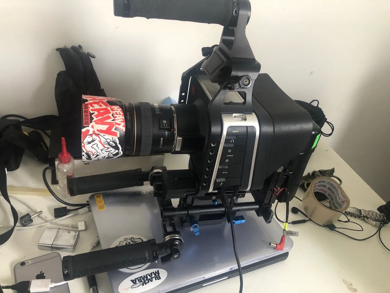 Filmadora blackmagic production 4k completa  - Foto 2