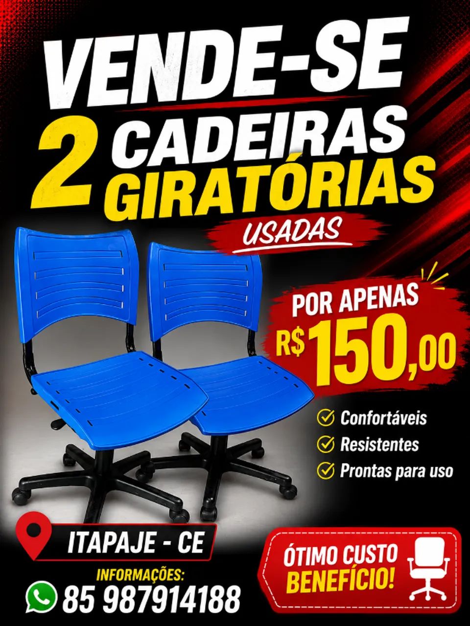 CADEIRA GIRATORIA