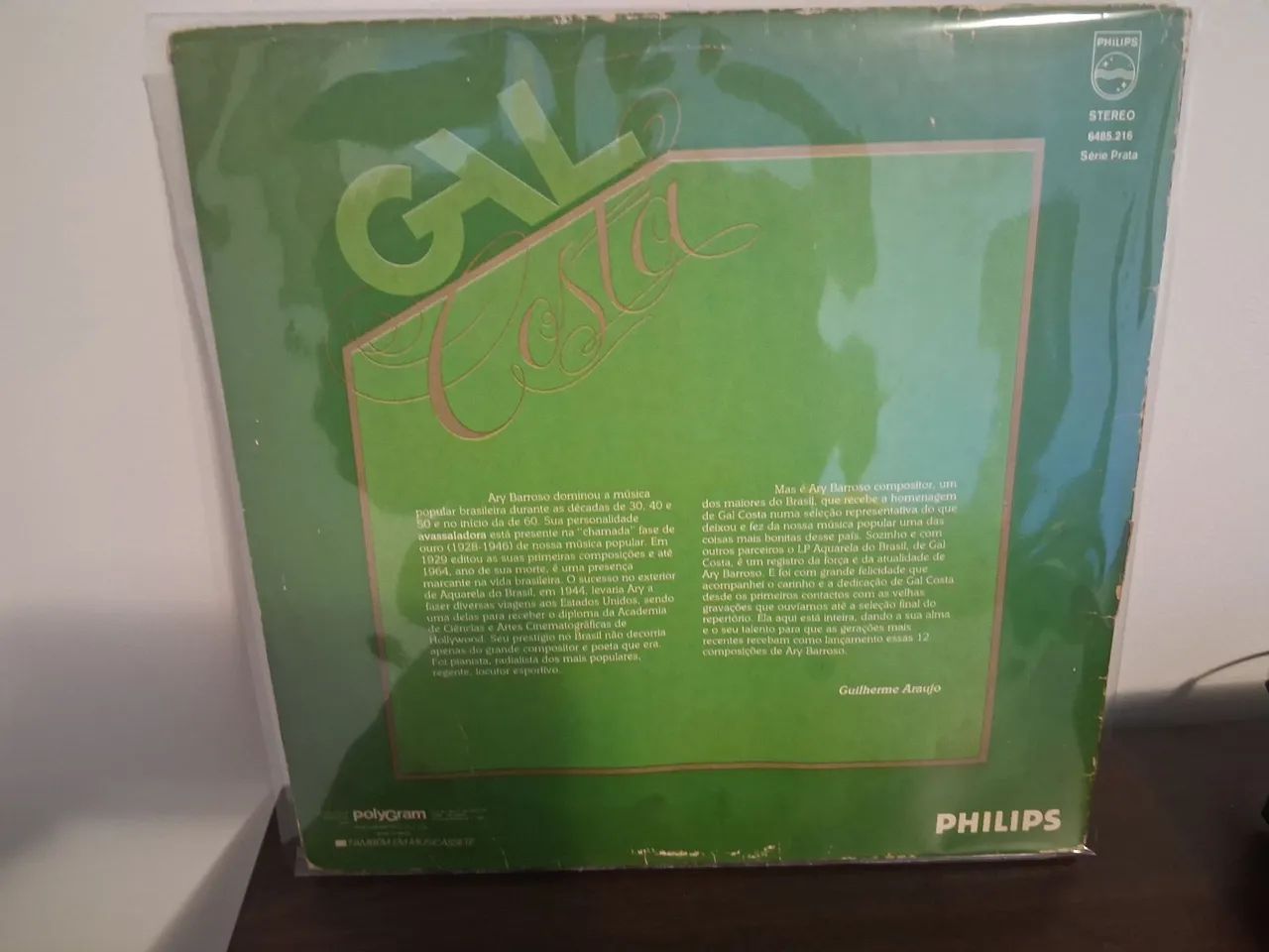 Lp disco de vinil Gal costa Aquarela  - Foto 2