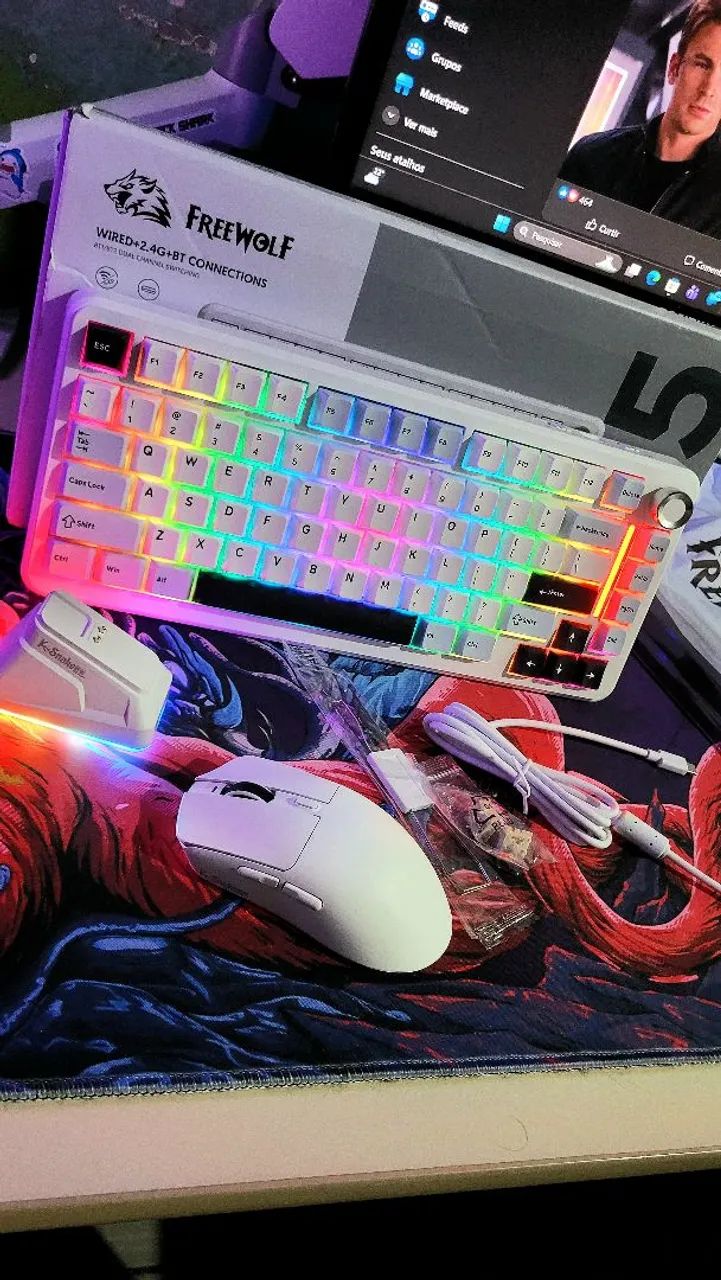 Vendo mouse x11 com base para carregar (NOVO)