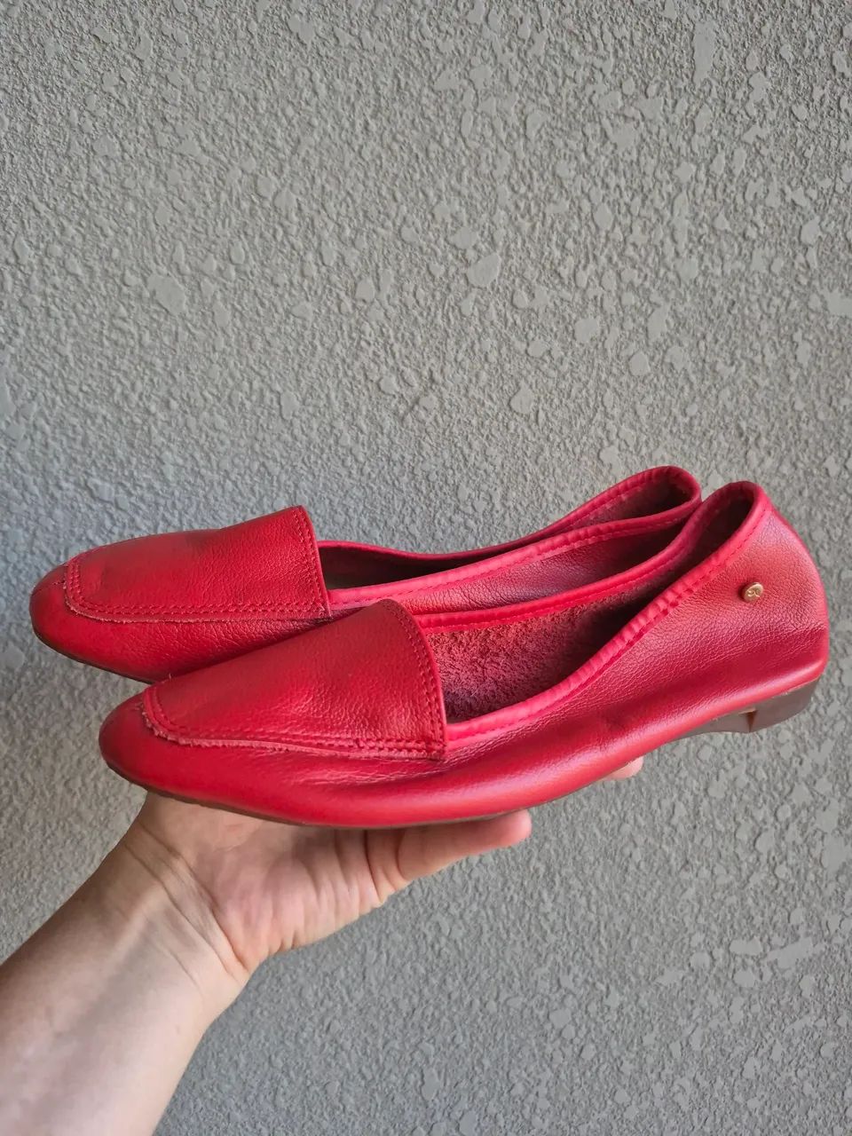 Sapatilha/Mocassim em couro legítimo  - Foto 2