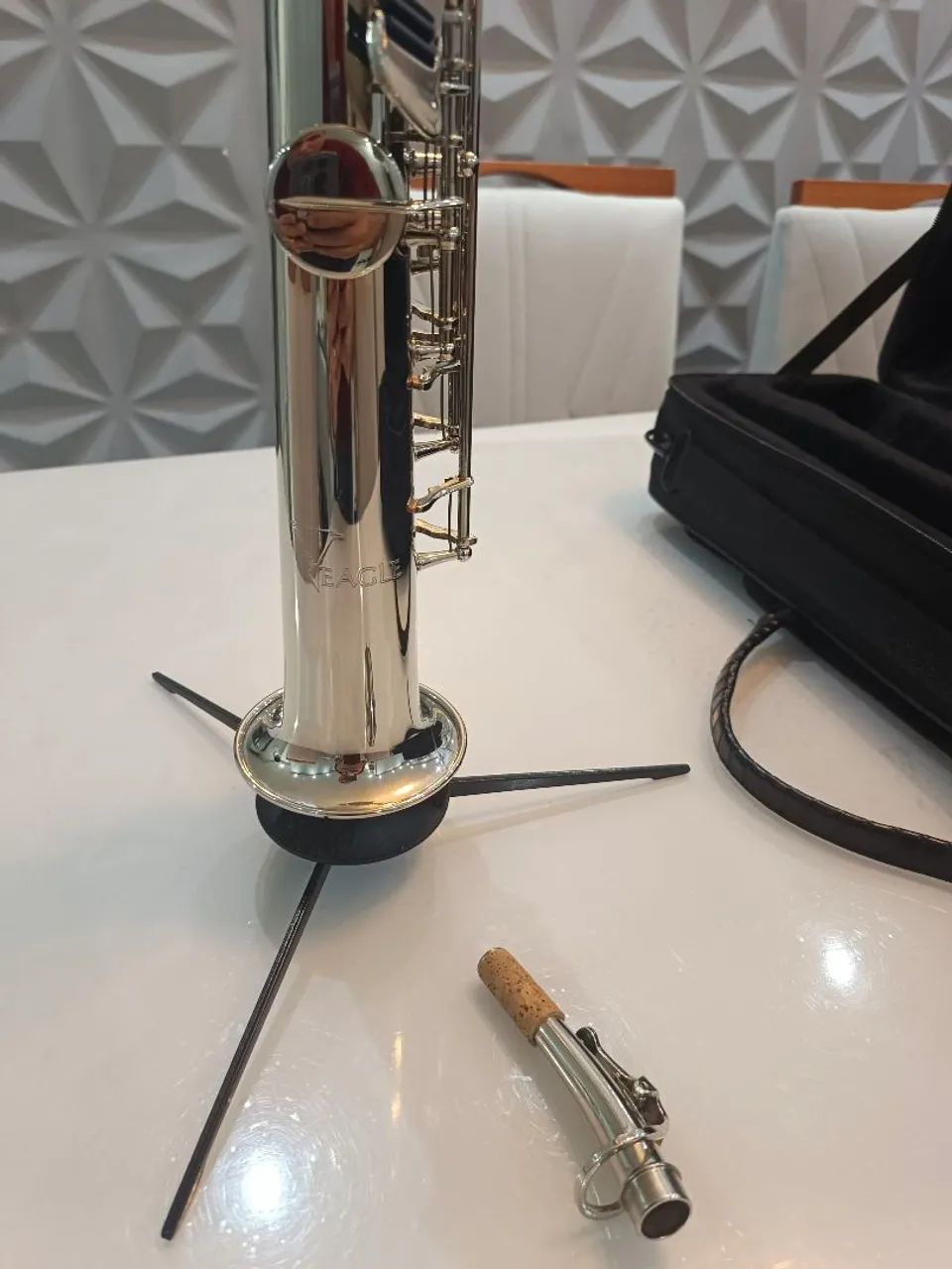 Sax soprano reto Eagle pré SP502 - Foto 3