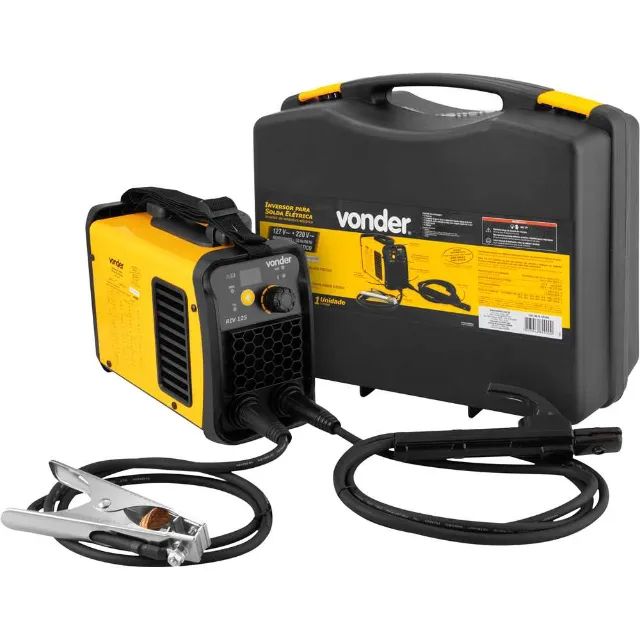 Inversor para solda com eletrodo e TIG, 120 A, RIV 125, com display digital Bivolt