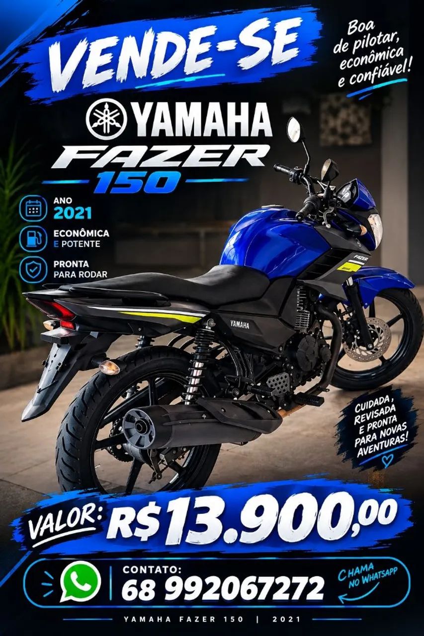 VENDO MOTO FAZER 150