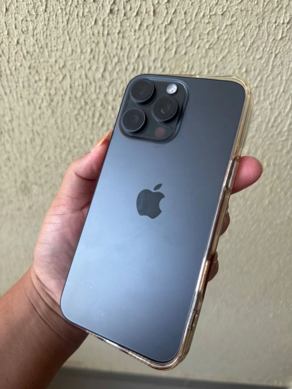 iPhone 15 pro max 512gb ( pego inferior + volta ) 