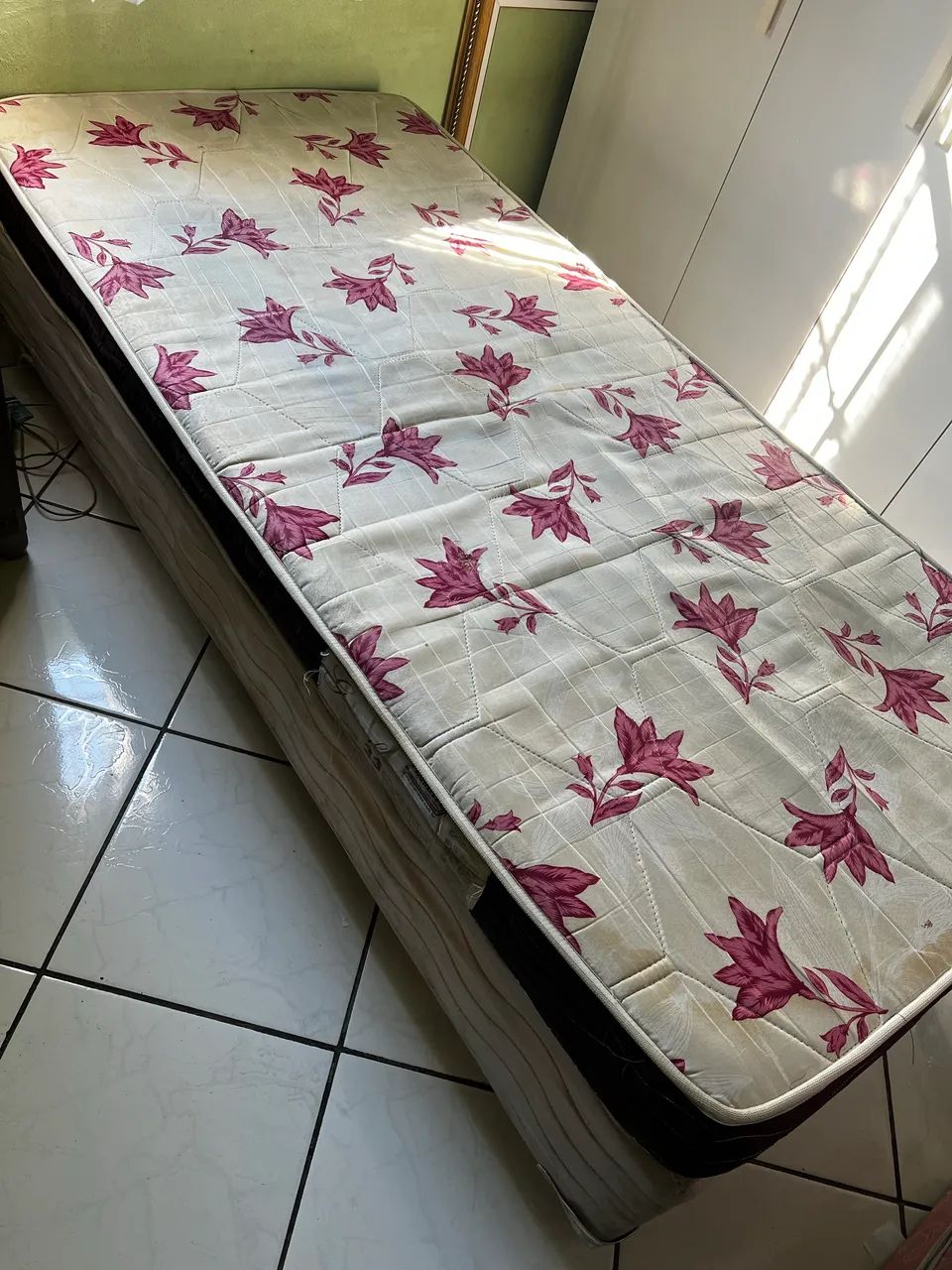 Cama box com colchão solteiro  - Foto 2