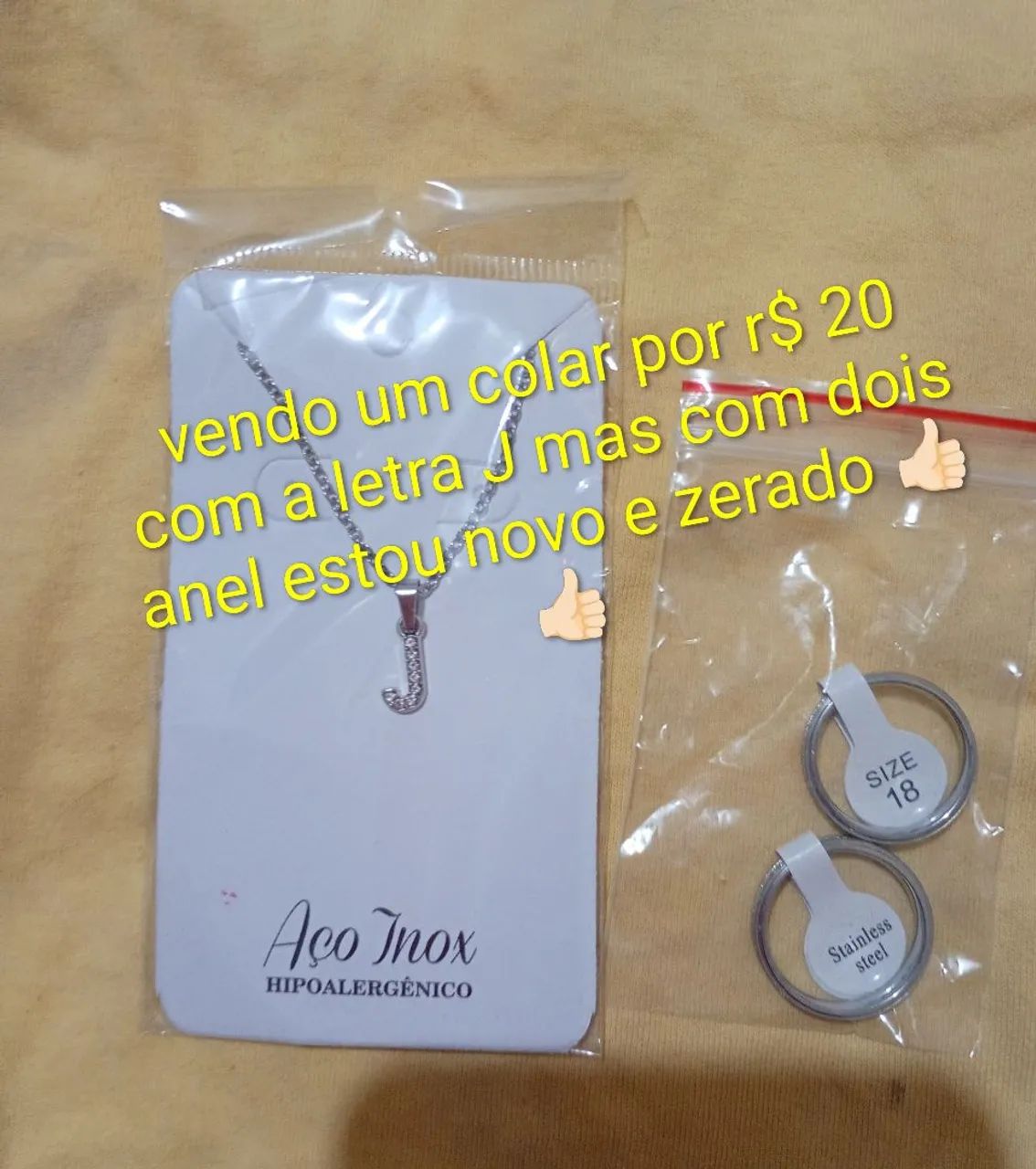 Vendo um colar com dois anel  - Foto 2