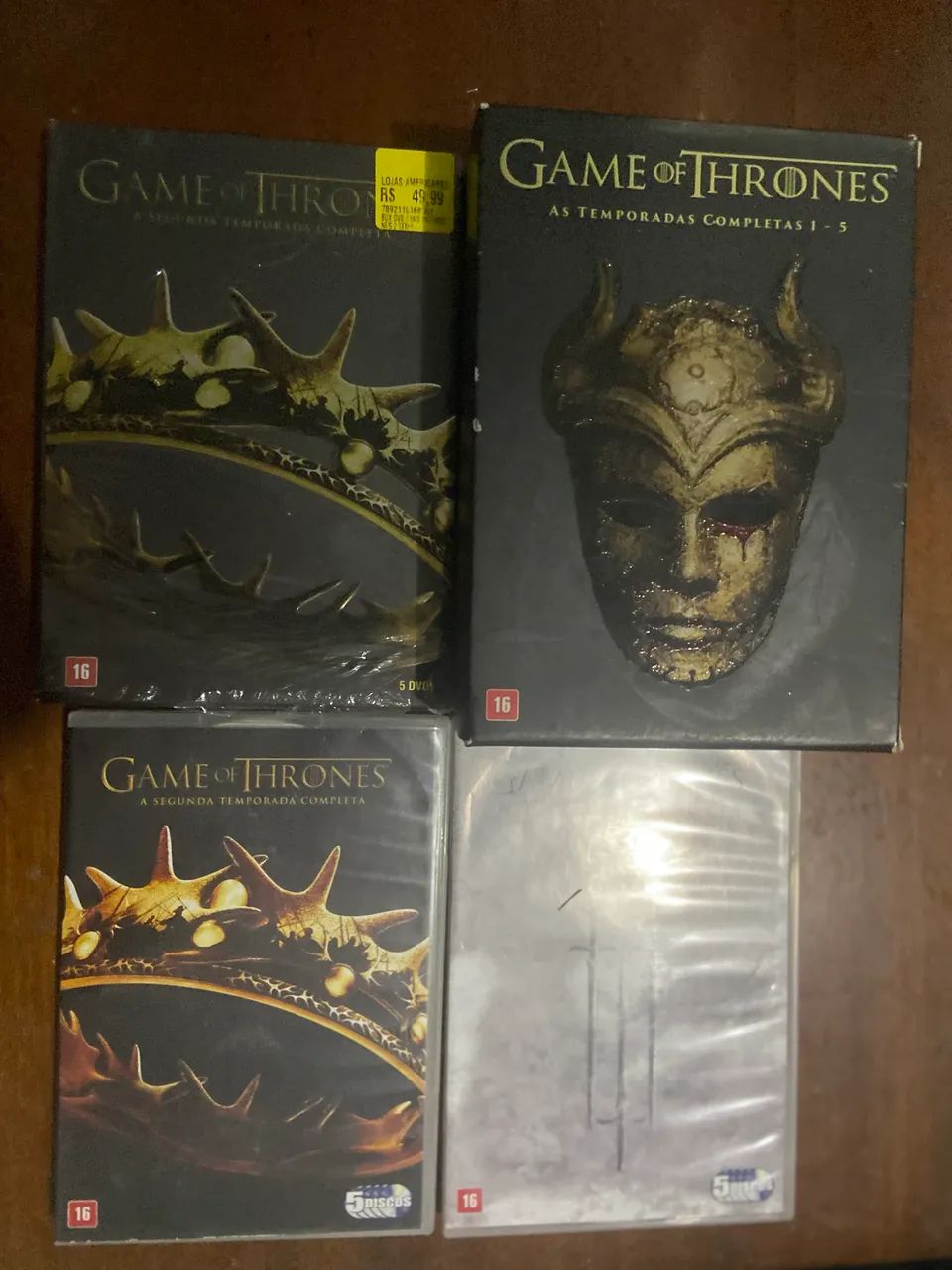 GAME OF THRONES BOX DVD 1 - 5 TEMPORADA COMPLETA - Foto 2