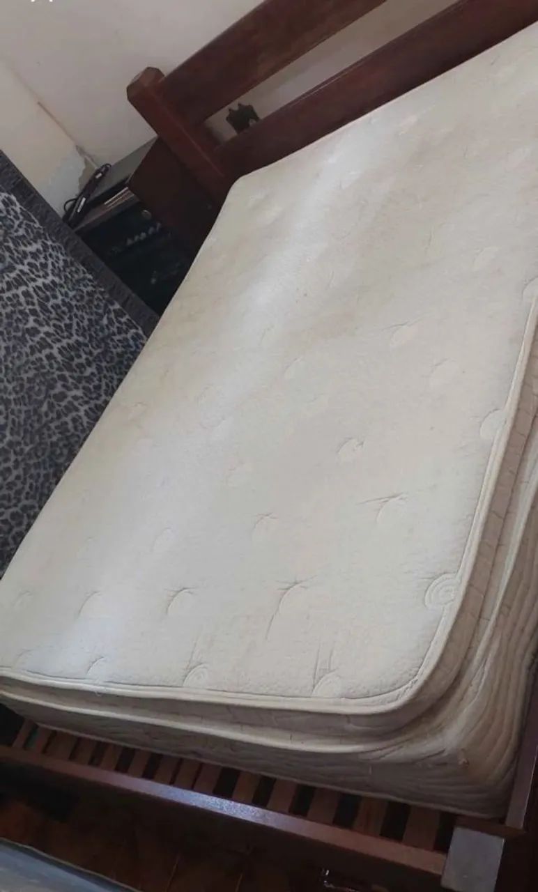 Cama artesanal de madeira nobre - Foto 3