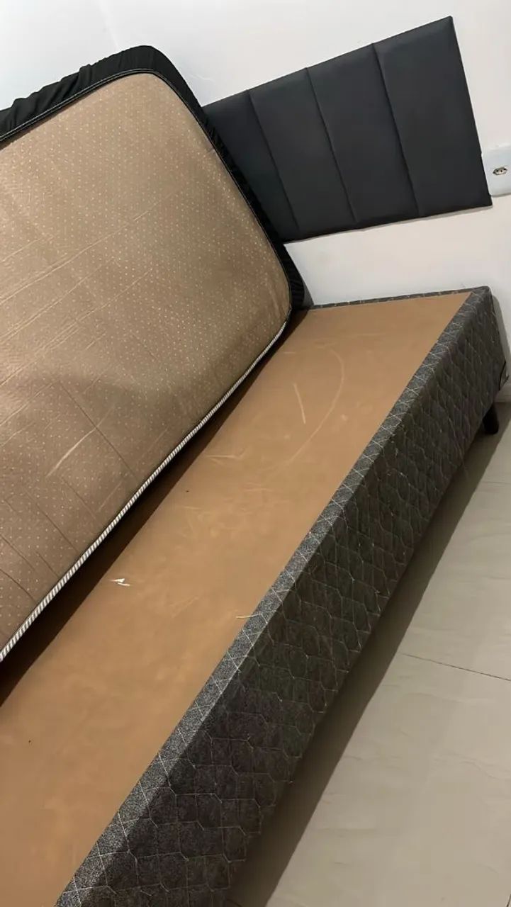 Cama box solteiro (usada) - Foto 4