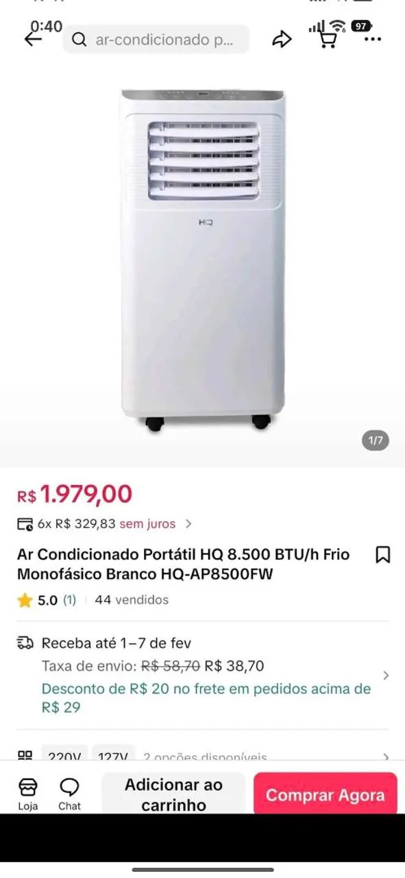 Ar condicionado portátil  - Foto 4