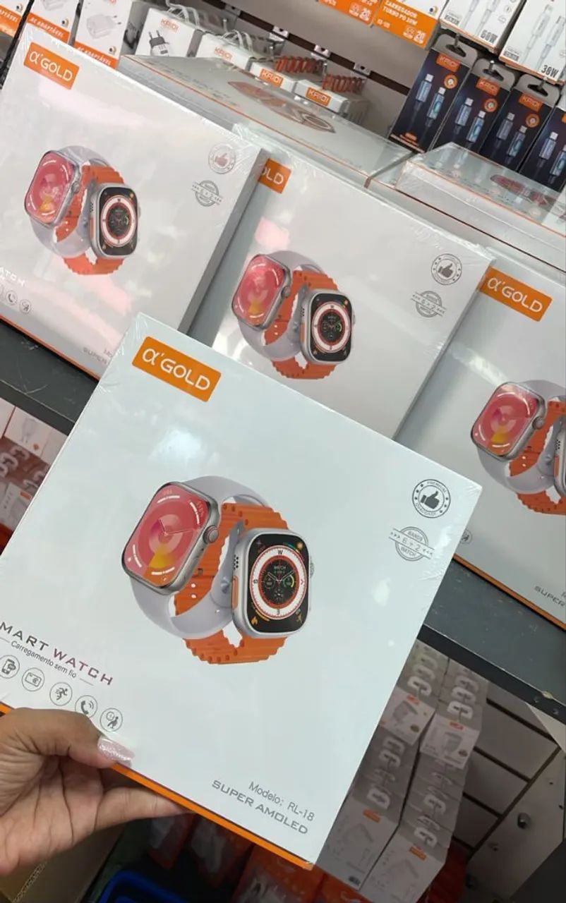 Kit com 2 Smartwatch e 6 pulseiras - Foto 2