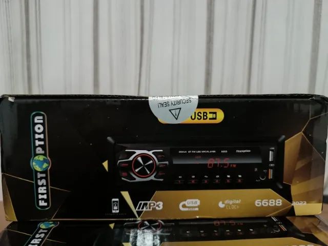 Som Automotivo Mp3 Com Bluetooth 2 USBs Entrada Pendrive Com Controle - Foto 2