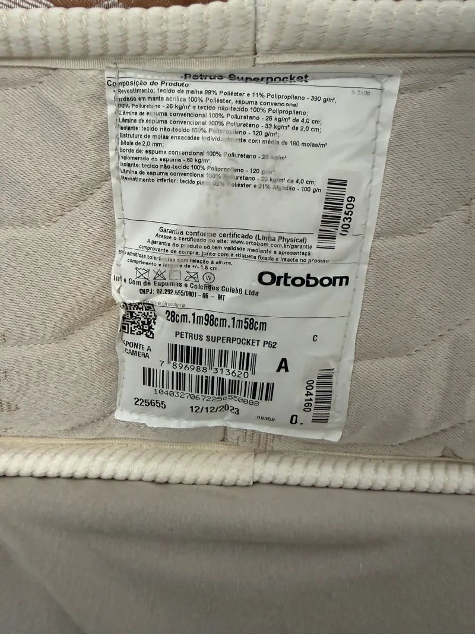 Cama Nova - usada apenas em quarto de visita 