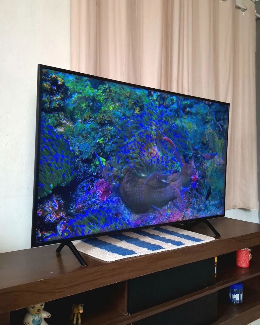  Smart TV Samsung 4K LED 55 polegadas - Foto 3