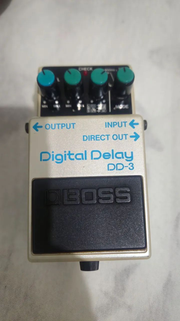 Boss DD3 Japan long chip - Microfones e Gravadores - Riacho Fundo